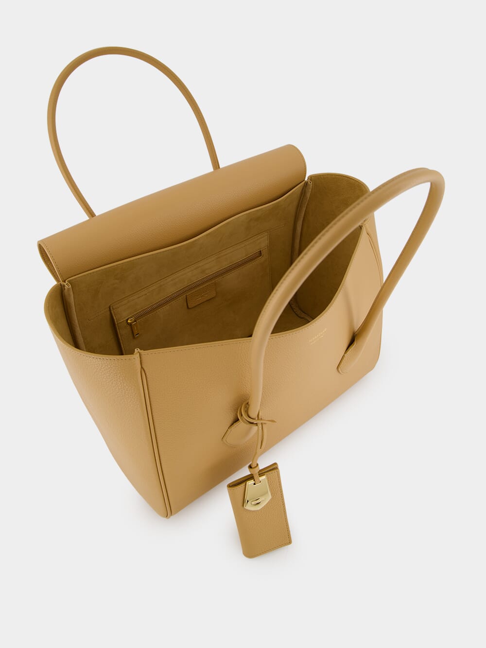 East-West Light Caramel Tote Bag