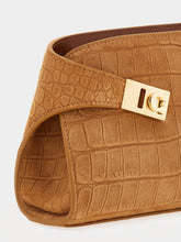 Ferragamo Natural Brown Hug Mini Crossbody Bag