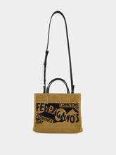 Ferragamo Honey Medium Venna Logo Tote Bag