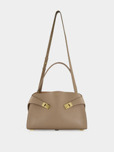 Ferragamo Warm Taupe Medium Hug Soft Shoulder Bag