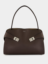 Ferragamo Brown Medium Hug Soft Shoulder Bag