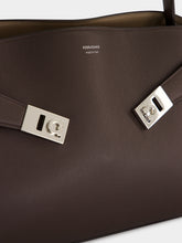 Ferragamo Brown Medium Hug Soft Shoulder Bag
