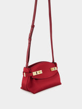 Ferragamo Small Red Silk Pouch Bag