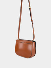 Ferragamo Dark Cognac Double Gancini North-South Crossbody Bag