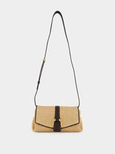 Ferragamo Natural Raffia Mia Extra Small Crossbody Bag