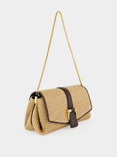 Ferragamo Natural Raffia Mia Extra Small Crossbody Bag