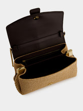 Ferragamo Natural Raffia Mia Extra Small Crossbody Bag