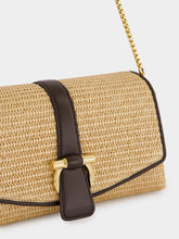 Ferragamo Natural Raffia Mia Extra Small Crossbody Bag