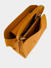 Ferragamo Hug Shoulder Bag in Dark Honeycomb Leather