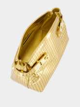 Ferragamo Gold Mirror Small Hug Soft Crossbody Bag