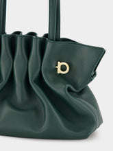 Ferragamo Moss Green Small Soft-Bag