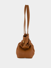 Ferragamo Cognac Small Soft Leather Shoulder Bag