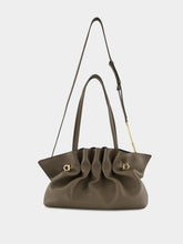 Ferragamo Cement Brown Medium Soft Shoulder Bag