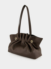 Ferragamo Dark Brown Medium Soft Leather Bag