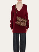 Ferragamo Small Dark Brown Soft Bag