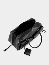 Ferragamo Black Harley Leather Top Handle Bag