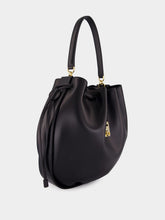 Ferragamo Black Calfskin Hug Bucket Bag