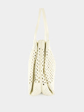 Ferragamo Mascarpone Mia Large Woven Leather Tote Bag