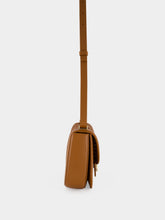 Ferragamo Brown Woven Gancini Crossbody Mini Bag