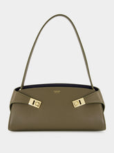 Ferragamo Olive Green Hug East-West Shoulder Bag