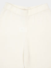 Paula Straight Off-White Cashmere Pants