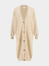 Paula Long Camel Cashmere Cardigan