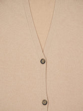 Paula Long Camel Cashmere Cardigan