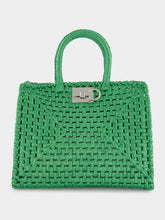 Ferragamo Green Medium Studio Box Bag