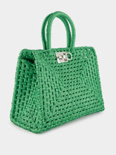 Ferragamo Green Medium Studio Box Bag