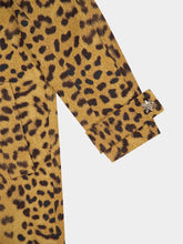 Zimmermann Crush Jacquard Barrel Leopard Coat