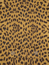 Zimmermann Crush Jacquard Barrel Leopard Coat