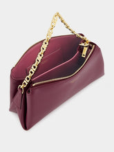 Ferragamo Plum Gancini Chain Mini Bag