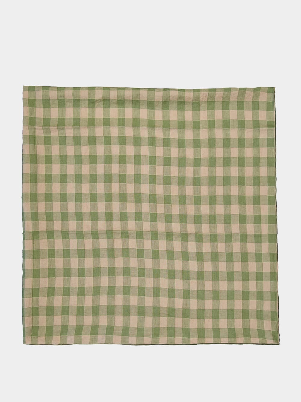 Green Bourdon Vintage Vichy Tablecloth