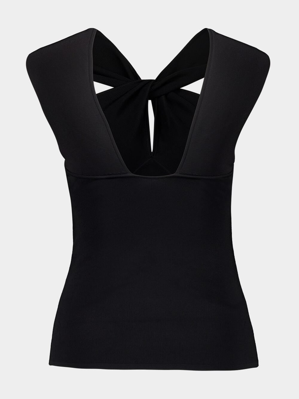 Black Crush Halter Neck Top