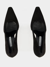Manolo Blahnik Boukefalos Black Suede Pumps