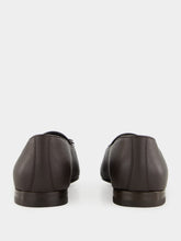 Manolo Blahnik Lennox Dark Brown Leather Tassel Loafers