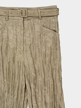 Gabriela Hearst Gunmetal Norman Wide-Leg Trousers