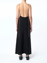 Gabriela Hearst Black Adeona Chain Maxi Silk Dress