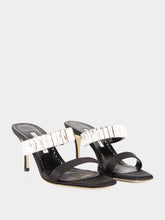 Manolo Blahnik Black Sakobay 70 Satin Sandals