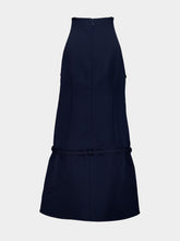 Courrèges Navy A-Line Belted Mini Dress