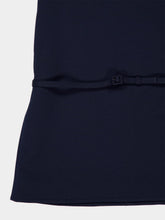 Courrèges Navy A-Line Belted Mini Dress