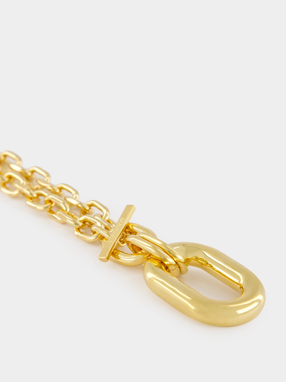 Gold-Tone XL Link Necklace with Pendant