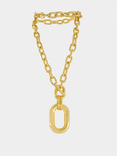 Rabanne Gold-Tone XL Link Necklace with Pendant