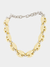 Rabanne Eight Chunky Gold and Silver Necklace