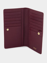 Ferragamo Plum Gancini Continental Wallet