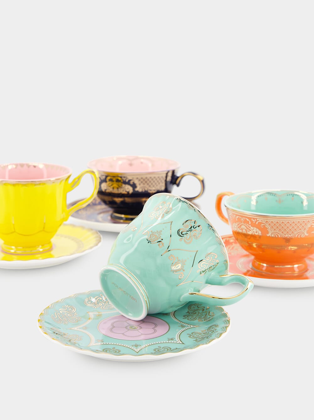 Set of 4 Grandpa Teacups