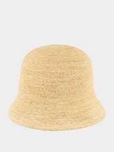 Borsalino Natural Koko Raffia Crochet Cloche Hat
