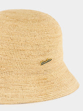 Borsalino Natural Koko Raffia Crochet Cloche Hat
