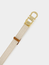 Ferragamo Natural Brown Reversible Gancini Belt
