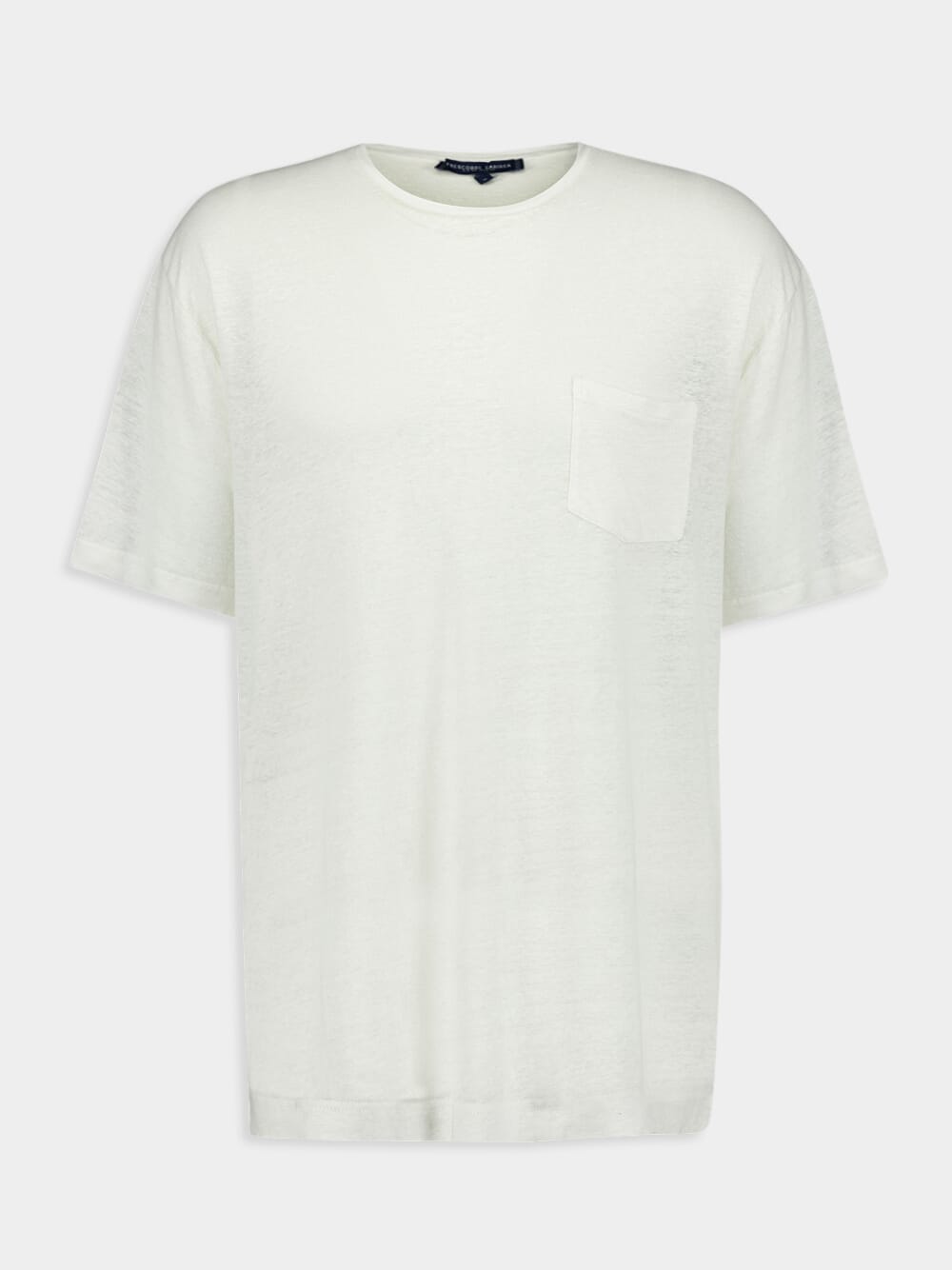 Carmo Linen Jersey White T-Shirt